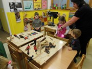 Dřevíčkování - polytechnika ve školce